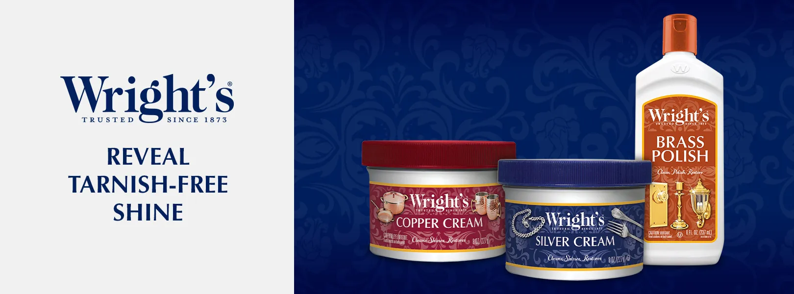 From cleaning your cooktop to polishing your silver, copper or brass, Wright’s makes it easy to save time, energy and tiresome buffing.